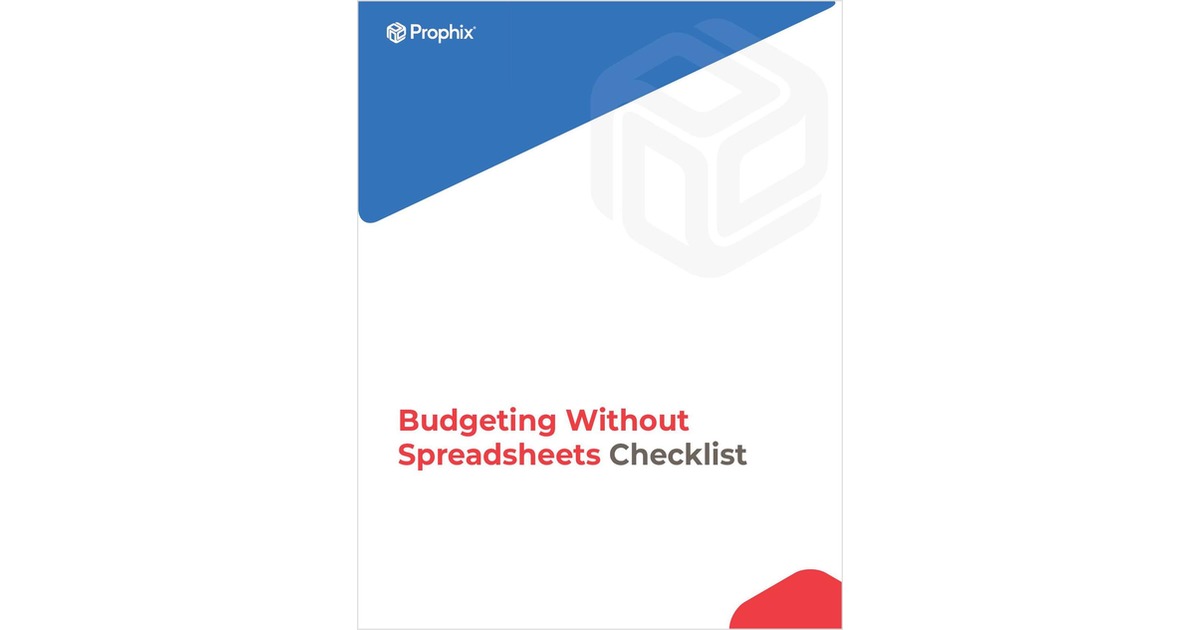 Budgeting Without Spreadsheets Checklist