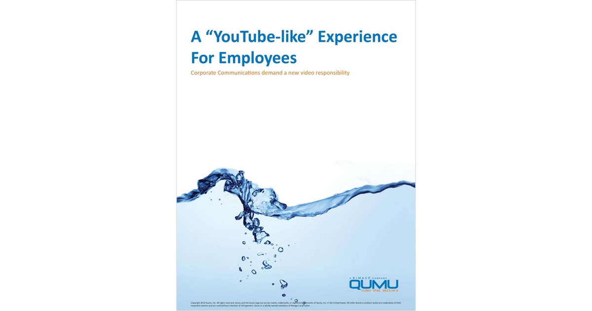A 'YouTube-like' Experience For Employees