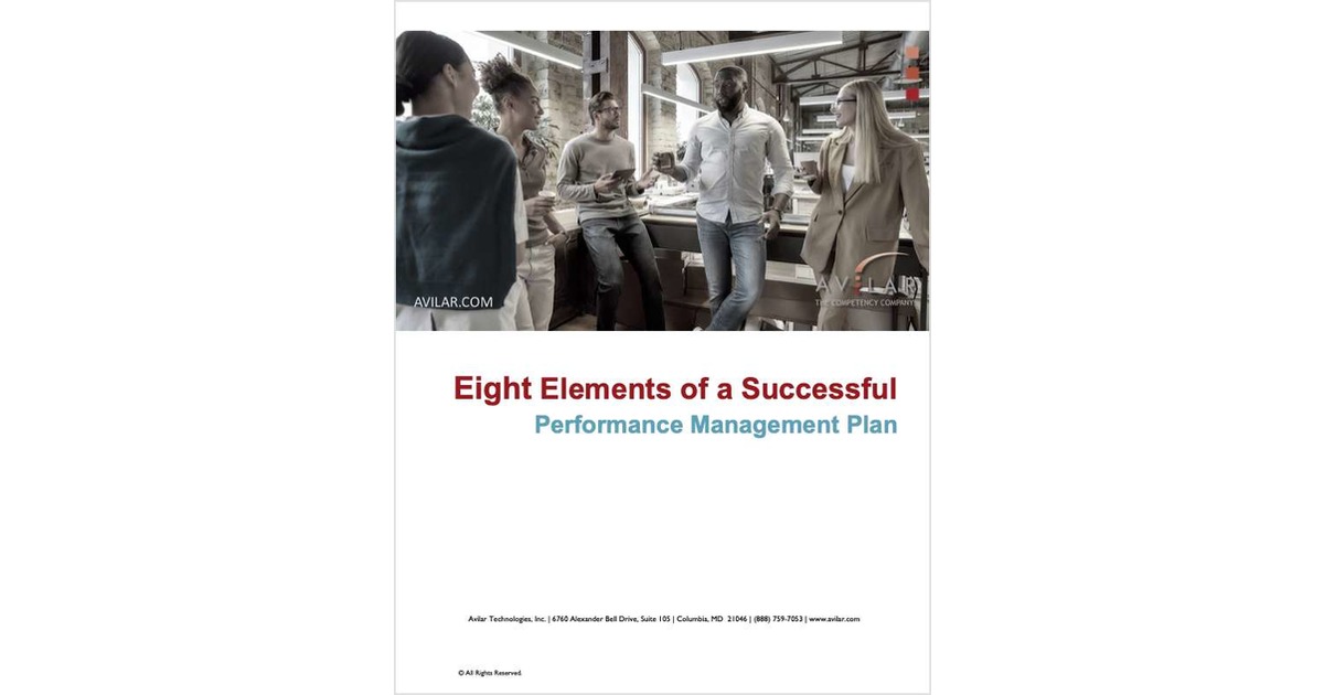 8 Elements of a Successful Performance Management Plan
