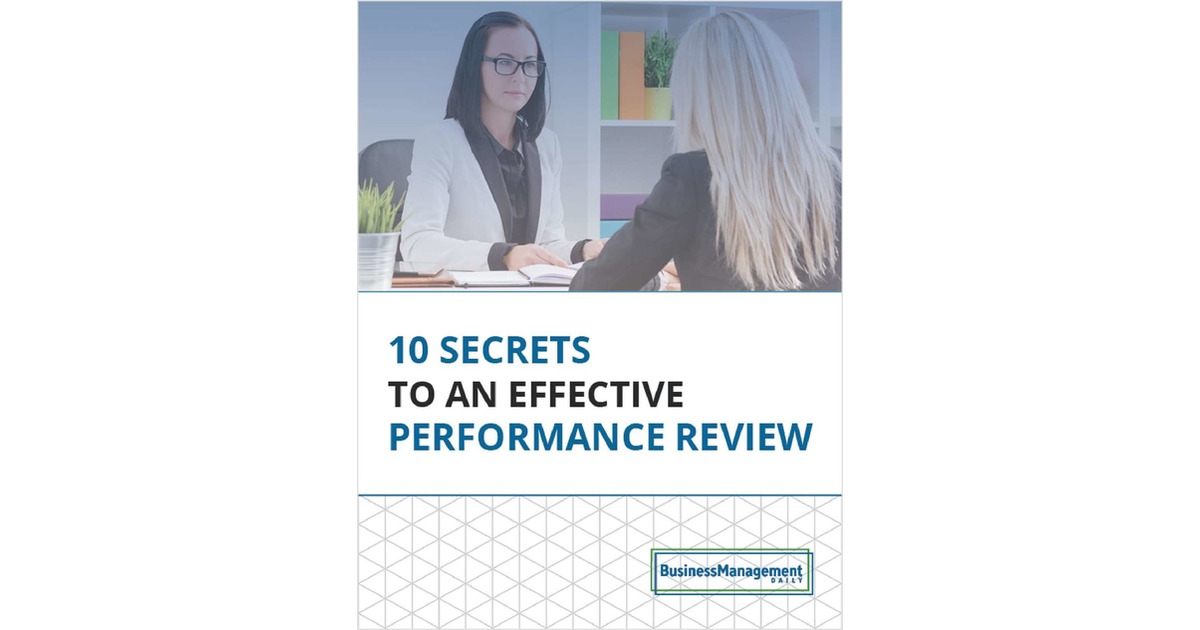 10 Secrets to an Effective Performance Review: Examples and Tips
