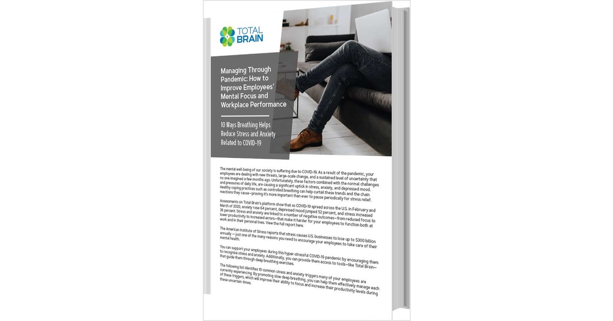 10 Situations Breathing Helps Reduce Employee Stress and Anxiety Related to COVID-19